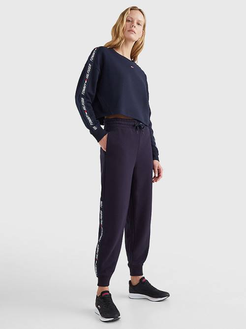 Tommy Hilfiger Sport TH Cool Relaxed Fit Joggers Broek Dames Blauw | TH436DQG