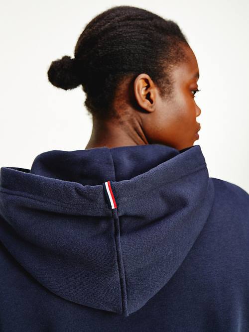 Tommy Hilfiger Sport TH Cool Relaxed Flag Hoodie Dames Blauw | TH843APB