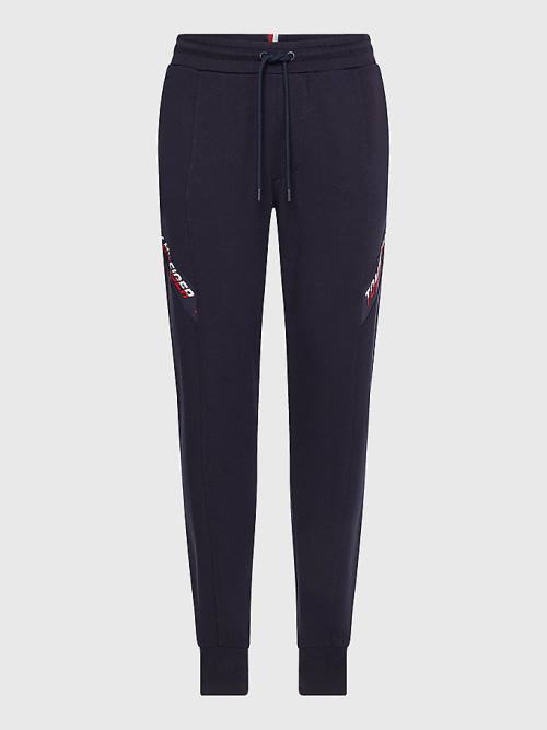 Tommy Hilfiger Sport TH Cool Tape Joggers Broek Heren Blauw | TH815WCL