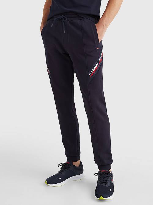 Tommy Hilfiger Sport TH Cool Tape Joggers Broek Heren Blauw | TH815WCL