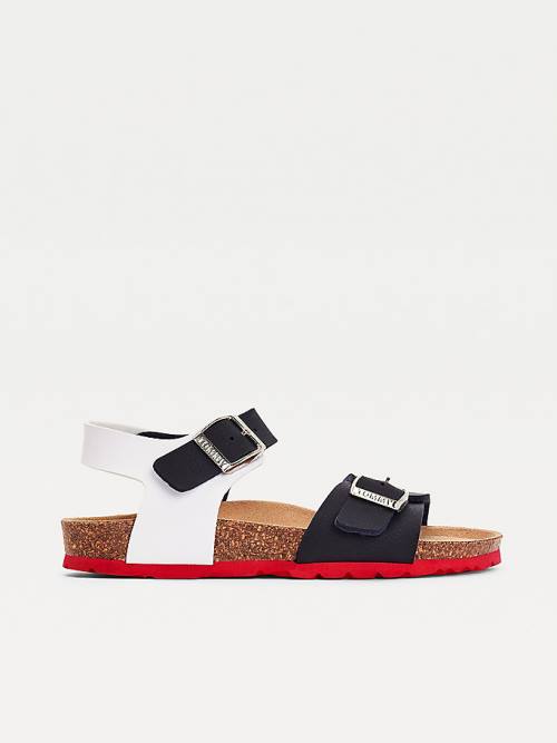 Tommy Hilfiger Square Gesp Riemen Sandalen Jongens Blauw | TH638VQD