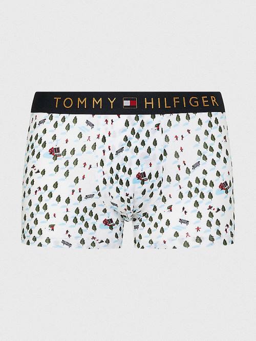 Tommy Hilfiger Stretch Katoenen Trunks And Socks Set Ondergoed Heren Bruin | TH045DCT