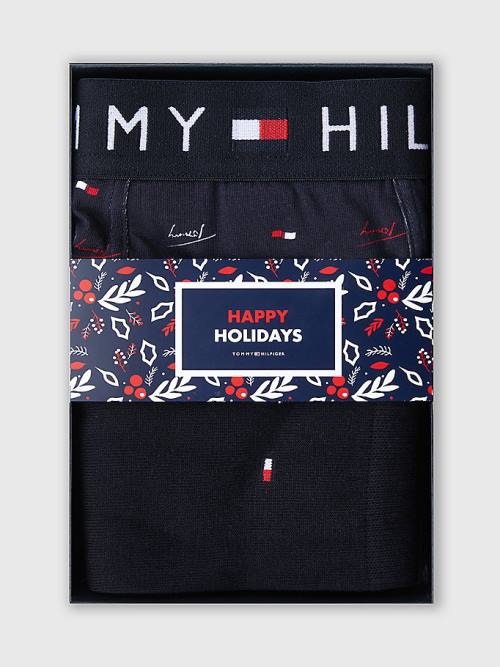 Tommy Hilfiger Stretch Katoenen Trunks And Socks Set Ondergoed Heren Bruin | TH569XTW