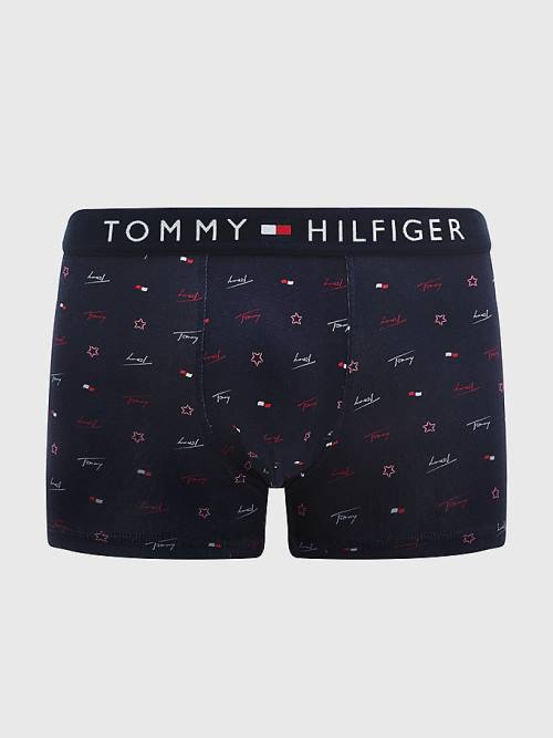 Tommy Hilfiger Stretch Katoenen Trunks And Socks Set Ondergoed Heren Bruin | TH569XTW