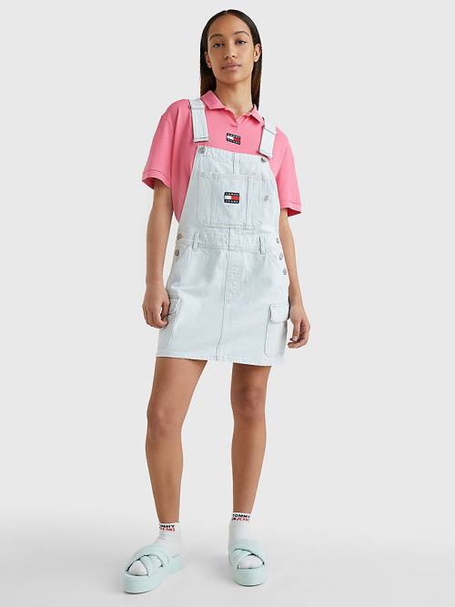 Tommy Hilfiger Surplus Denim Dungaree Jurken Dames Denim | TH027DNX