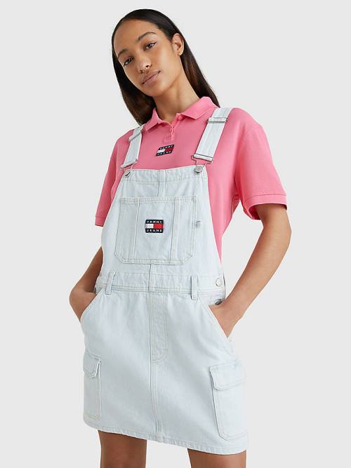 Tommy Hilfiger Surplus Denim Dungaree Jurken Dames Denim | TH027DNX