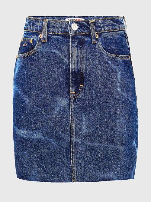 Tommy Hilfiger Swimming Pool Wash Denim Mom Rokken Dames Denim | TH376VAN