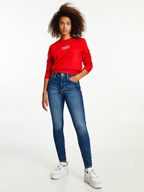 Tommy Hilfiger Sylvia High Rise Skinny Faded Jeans Dames Denim | TH137LIJ