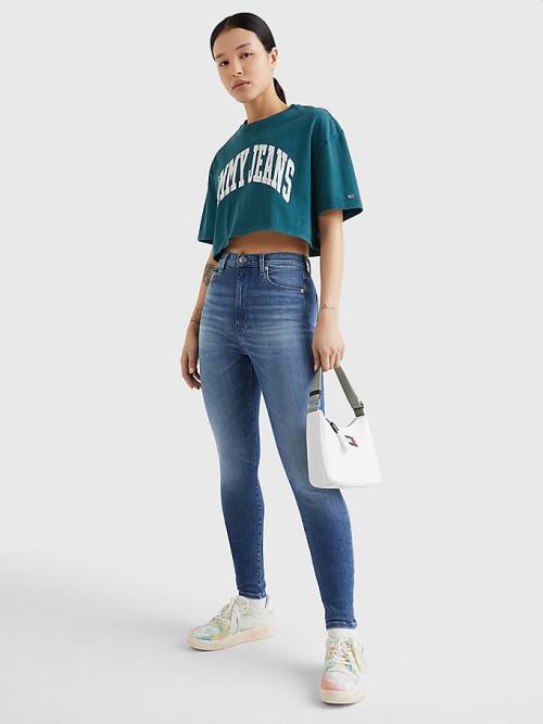 Tommy Hilfiger Sylvia High Rise Super Skinny Jeans Dames Denim | TH253URP