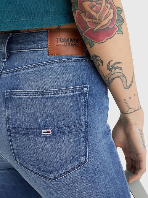 Tommy Hilfiger Sylvia High Rise Super Skinny Jeans Dames Denim | TH253URP