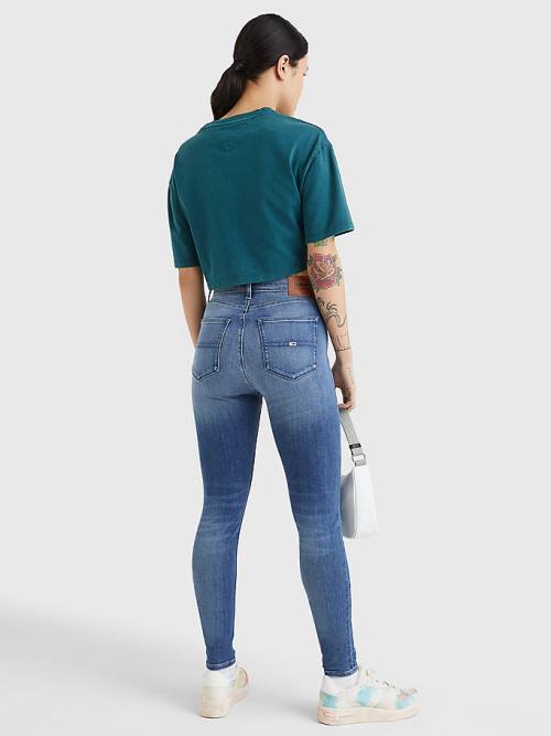 Tommy Hilfiger Sylvia High Rise Super Skinny Jeans Dames Denim | TH253URP