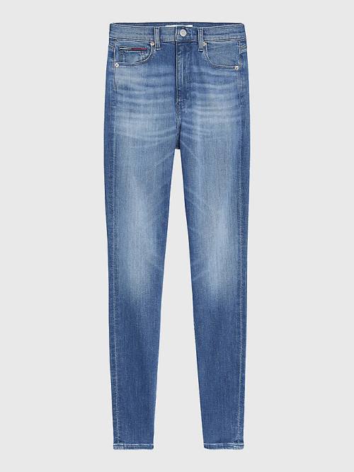 Tommy Hilfiger Sylvia High Rise Super Skinny Jeans Dames Denim | TH253URP