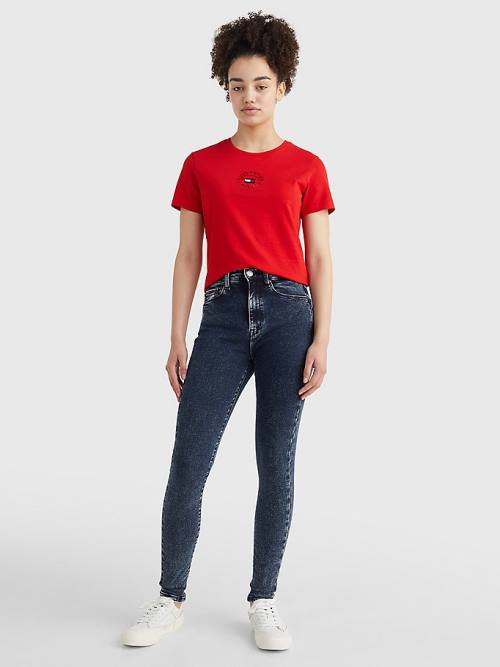 Tommy Hilfiger Sylvia High Rise Super Skinny Jeans Dames Denim | TH352DTA