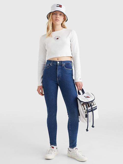 Tommy Hilfiger Sylvia High Rise Super Skinny Jeans Dames Denim | TH438PBF