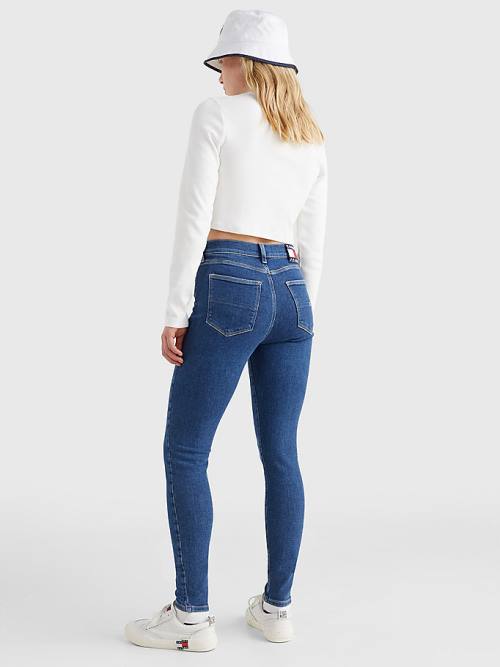 Tommy Hilfiger Sylvia High Rise Super Skinny Jeans Dames Denim | TH438PBF