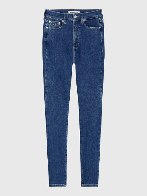 Tommy Hilfiger Sylvia High Rise Super Skinny Jeans Dames Denim | TH438PBF