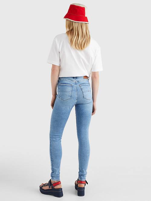 Tommy Hilfiger Sylvia High Rise Super Skinny Jeans Dames Denim | TH498PYX