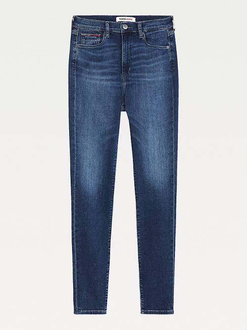 Tommy Hilfiger Sylvia High Rise Super Skinny Jeans Dames Denim | TH583HTJ