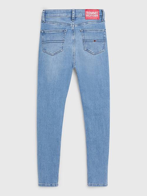 Tommy Hilfiger Sylvia Skinny Faded Jeans Meisjes Denim | TH826QXH