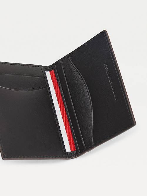 Tommy Hilfiger TH Business Bifold Leren Portefeuille Heren Bruin | TH508BTE