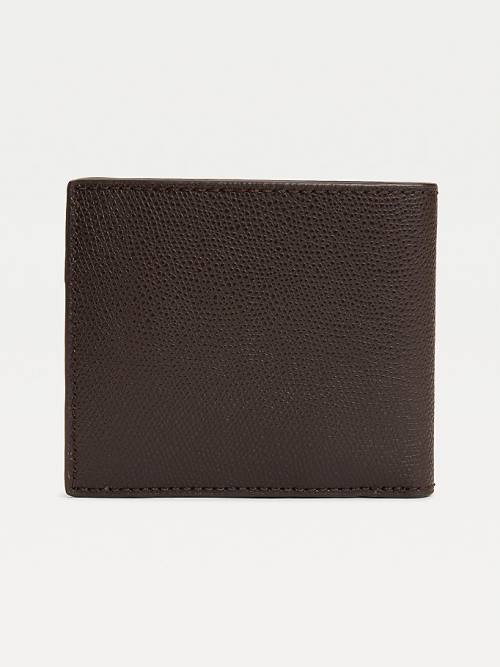 Tommy Hilfiger TH Business Leren Portefeuille Heren Bruin | TH268EZS