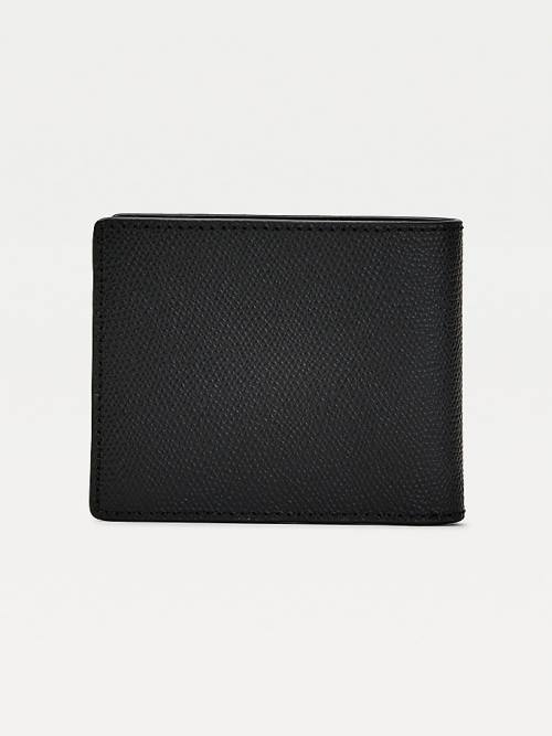 Tommy Hilfiger TH Business Small Leren Card Portefeuille Heren Zwart | TH403VPX