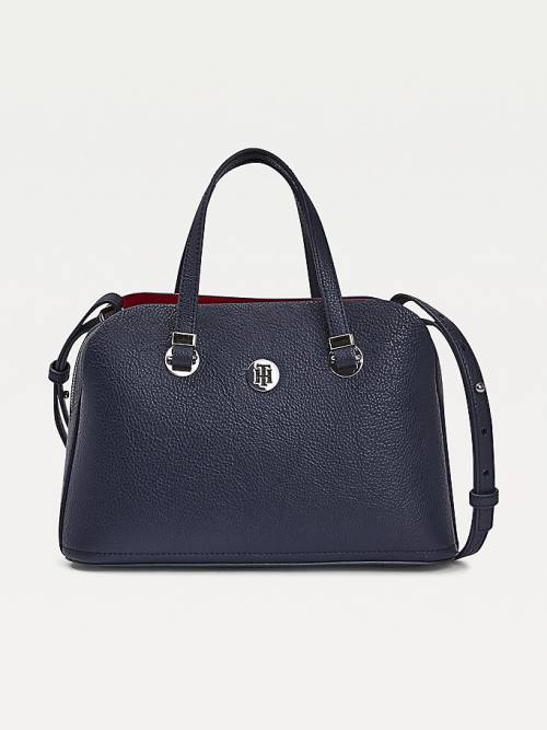 Tommy Hilfiger TH Core Medium Satchel Tassen Dames Blauw | TH732ZSP