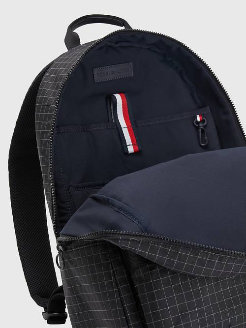 Tommy Hilfiger TH Established Backpack Tassen Heren Zwart | TH429ZVP