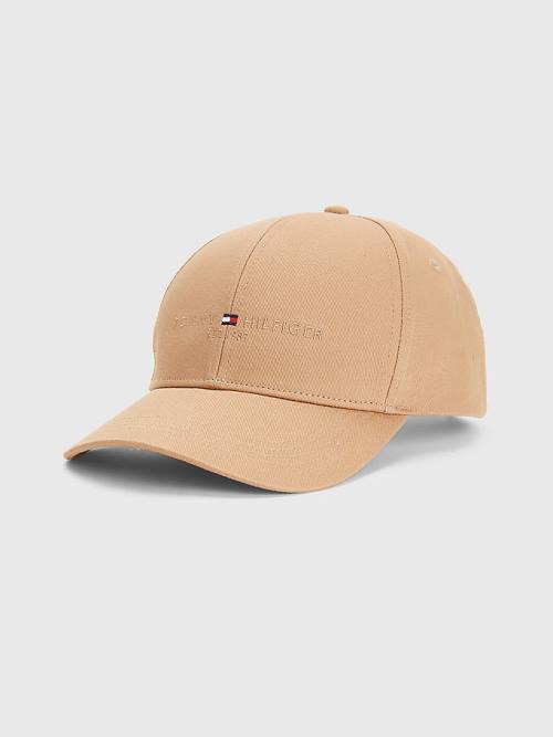 Tommy Hilfiger TH Established Baseball Cap Hoeden Heren Khaki | TH483PDF