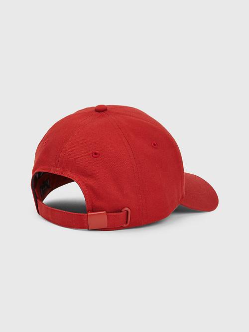 Tommy Hilfiger TH Established Baseball Cap Hoeden Heren Rood | TH614WBP