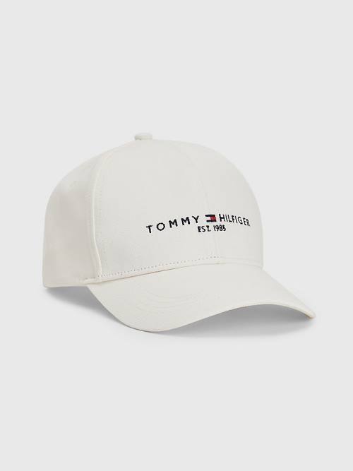 Tommy Hilfiger TH Established Baseball Cap Hoeden Heren Wit | TH984MRH