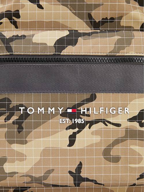 Tommy Hilfiger TH Established Camouflage Backpack Tassen Heren Groen | TH378RPW