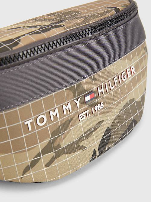 Tommy Hilfiger TH Established Camouflage Crossbody Tassen Heren Groen | TH579PWT