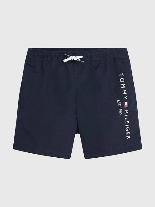 Tommy Hilfiger TH Established Drawstring Mid Length Shorts Zwemkleding Jongens Blauw | TH908FHV