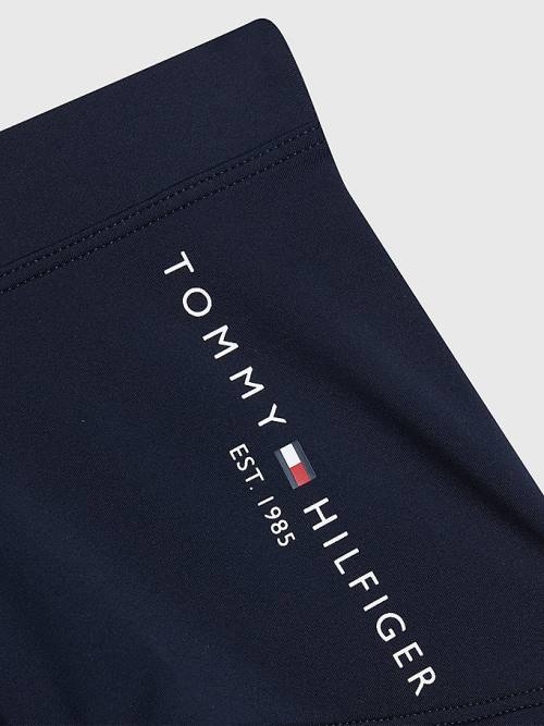 Tommy Hilfiger TH Established Logo Shorts Zwemkleding Jongens Blauw | TH842ERQ