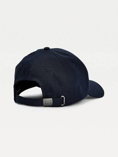 Tommy Hilfiger TH Established Organic Katoenen Cap Hoeden Heren Blauw | TH076QNZ