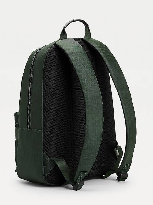 Tommy Hilfiger TH Established Recycled Polyester Backpack Tassen Heren Groen | TH298EHJ