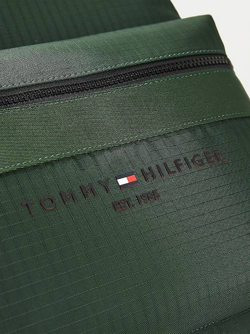 Tommy Hilfiger TH Established Recycled Polyester Backpack Tassen Heren Groen | TH298EHJ