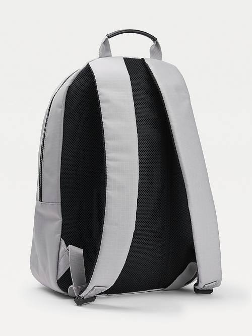 Tommy Hilfiger TH Established Recycled Polyester Backpack Tassen Heren Grijs | TH382LJU