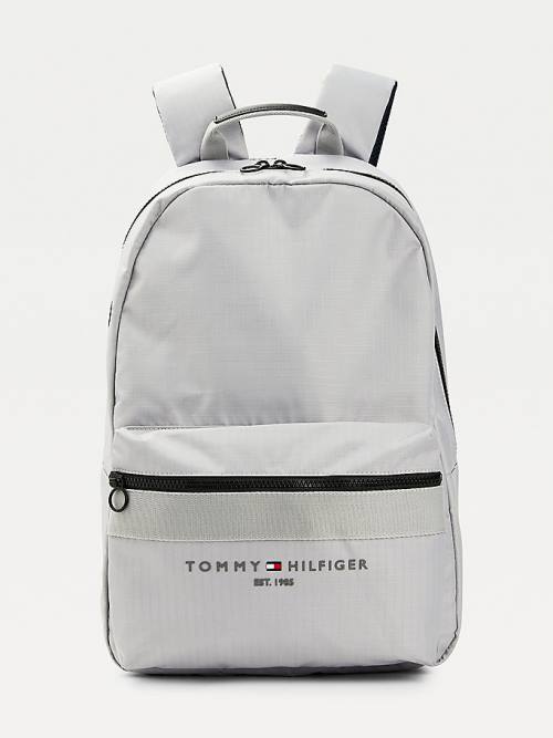 Tommy Hilfiger TH Established Recycled Polyester Backpack Tassen Heren Grijs | TH382LJU