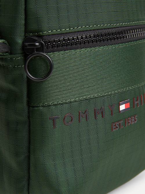 Tommy Hilfiger TH Established Small Reporter Tassen Heren Groen | TH250EQI