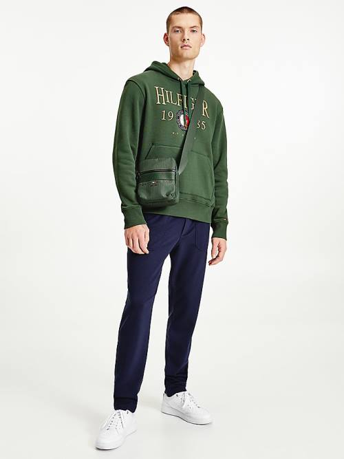 Tommy Hilfiger TH Established Small Reporter Tassen Heren Groen | TH250EQI