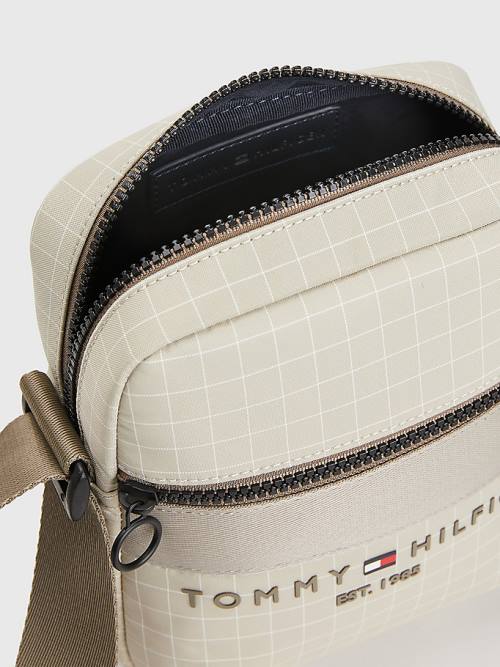 Tommy Hilfiger TH Established Small Reporter Tassen Heren Beige | TH250LCW