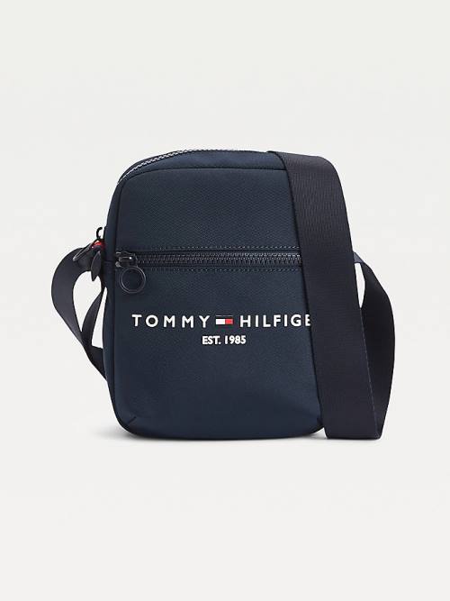 Tommy Hilfiger TH Established Small Reporter Tassen Heren Blauw | TH509KTE