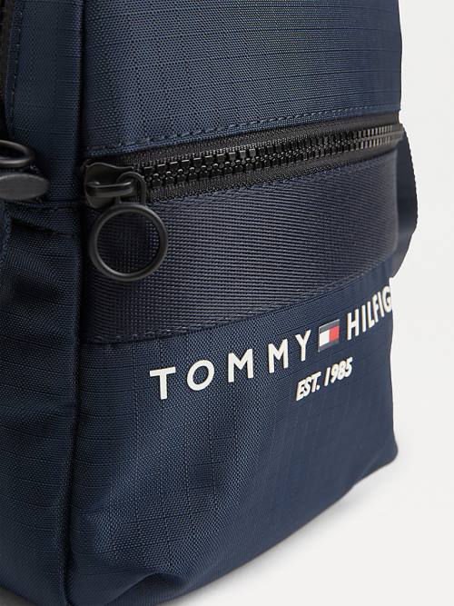 Tommy Hilfiger TH Established Small Reporter Tassen Heren Blauw | TH658ADM