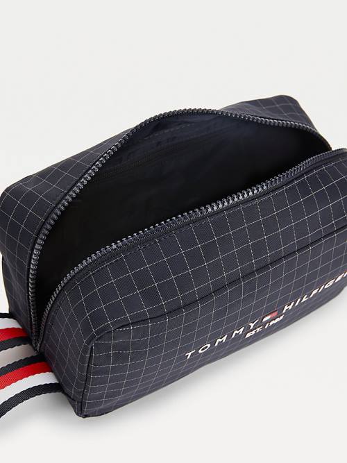 Tommy Hilfiger TH Established Water Repellent Washbag Tassen Heren Blauw | TH965NAE