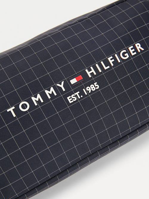 Tommy Hilfiger TH Established Water Repellent Washbag Tassen Heren Blauw | TH965NAE