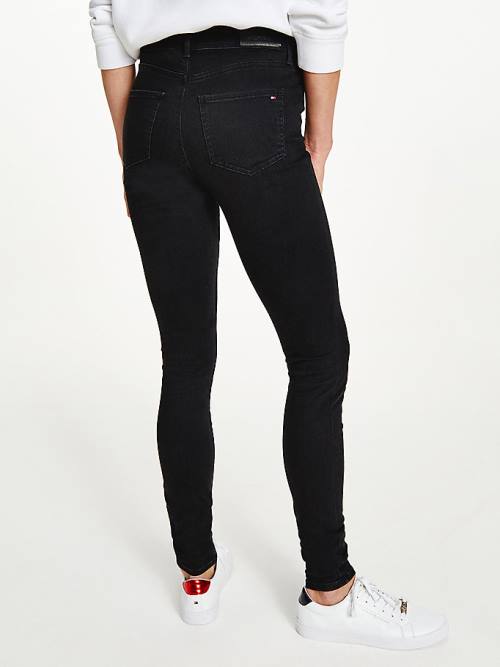 Tommy Hilfiger TH Flex Harlem High Rise Super Skinny Jeans Dames Denim | TH943JAM