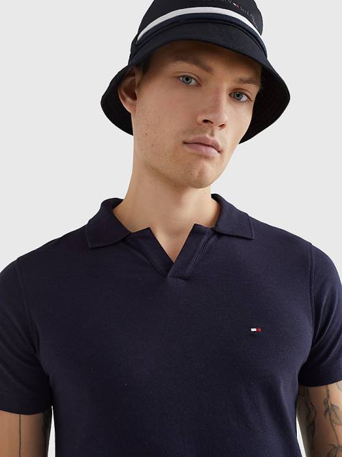 Tommy Hilfiger TH Flex Slim Fit Poloshirt Heren Blauw | TH270IAH