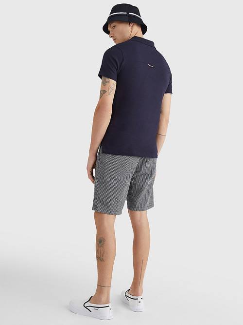 Tommy Hilfiger TH Flex Slim Fit Poloshirt Heren Blauw | TH270IAH